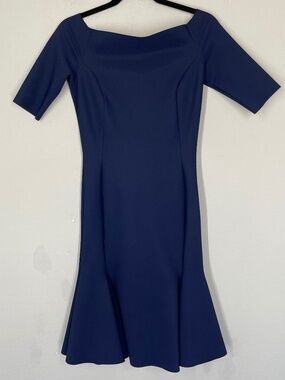Chiara Boni La Petite Robe Mermaid Bodycon Dress Women's 42 Blue Italy Made
